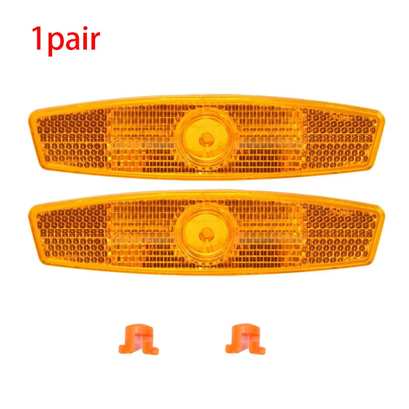 TOOPRE High-Reflectivity Spoke Mount Bicycle Warning Light – No Battery Required, Easy Clip-On Safety Accessories
