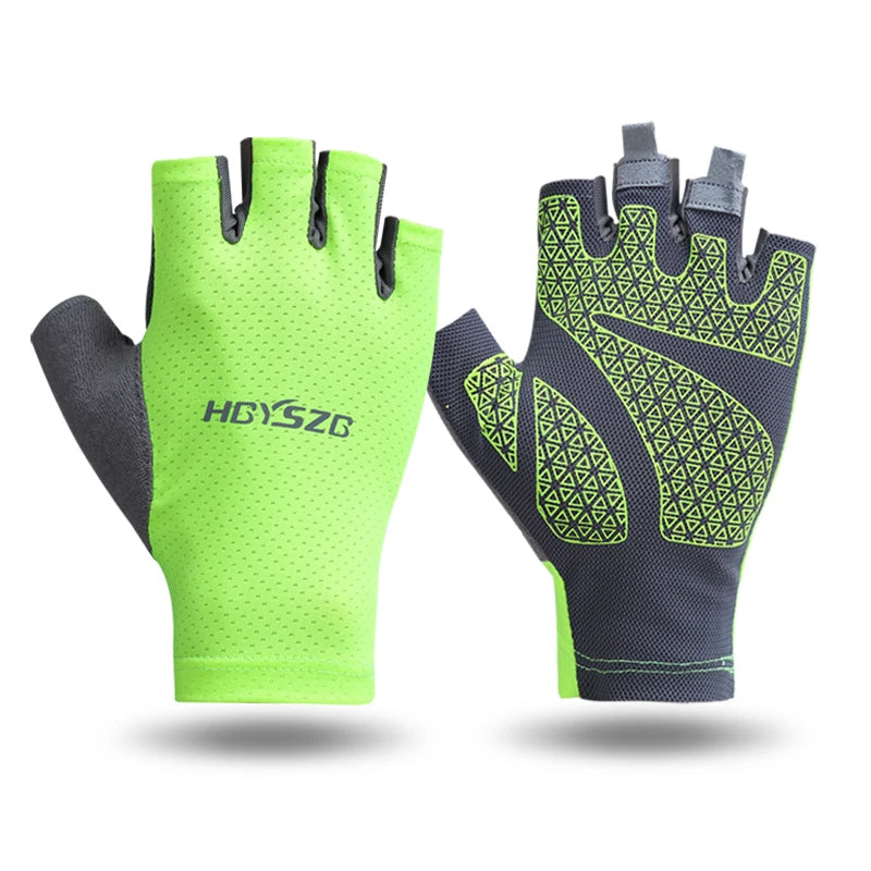 Summer Cycling Gloves – Breathable & Non-Slip Fingerless Sports Gloves
