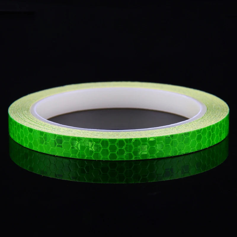 High-Visibility Reflective Tape for Cycling – Waterproof, Fluorescent & Multi-Surface Compatibility