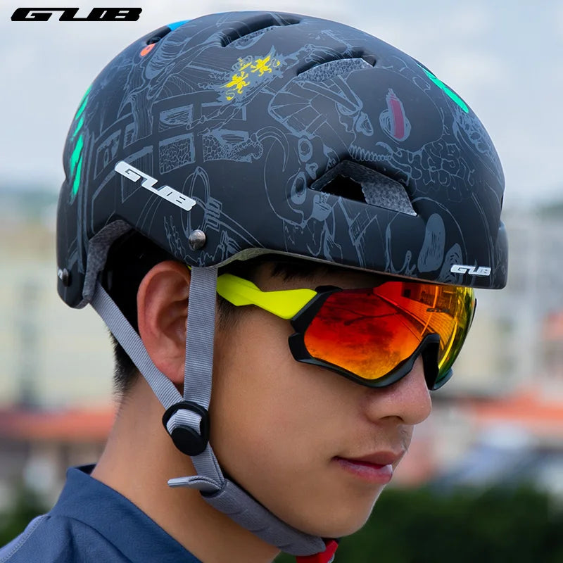 GUB V1 Mountain & Road Cycling Helmet – Lightweight, Breathable & Camera-Mount Compatible for Outdoor Sports
