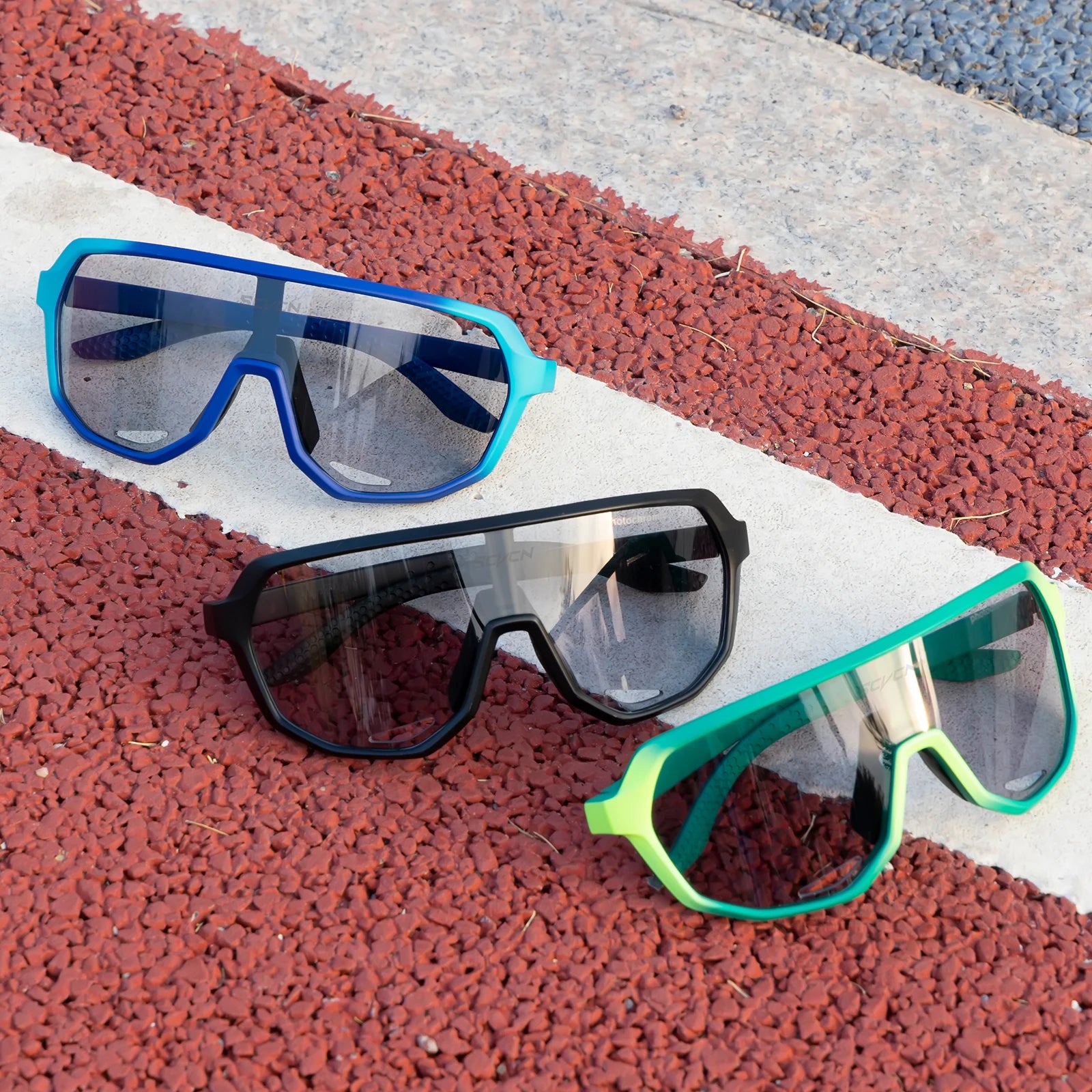 SCVCN Photochromic Cycling Sunglasses – UV400 Protection