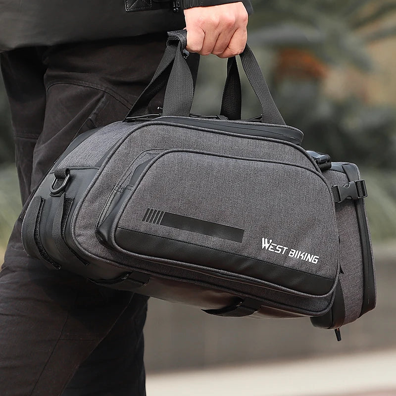 WEST BIKING 10L Large-Capacity Bicycle Pannier Bag – Insulated, Rainproof & Multi-Purpose Cycling Storage