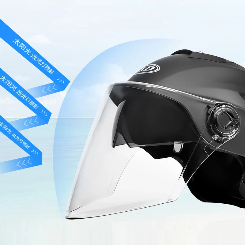 V-Series Summer Motorcycle Helmet – Lightweight, Durable & Urban Safety Design for Men & Women