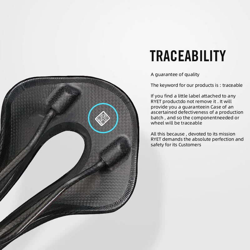RYET Carbon Leather Saddle – Lightweight, Comfortable & Shock-Absorbing