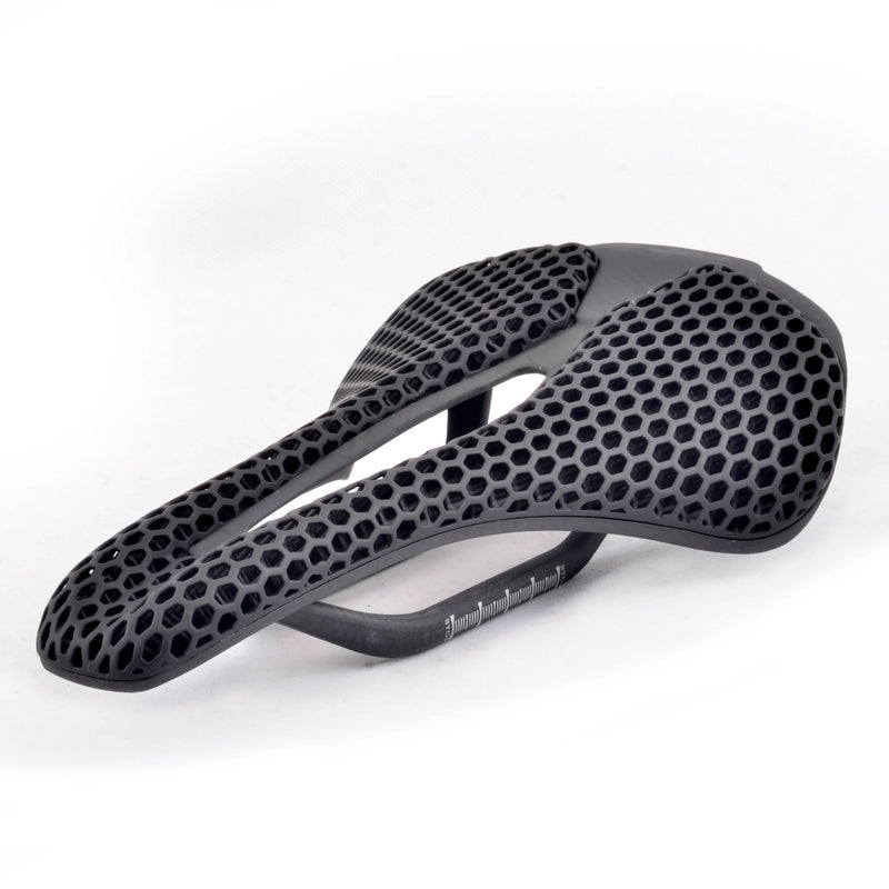 GOLDIX 3D-Printed Carbon Fiber Saddle – Ultra-Light, High-Performance for Road & MTB Racing