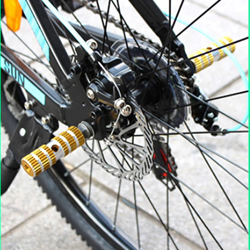 Aluminum Alloy Bike Pedal Foot Pegs – Anti-Slip BMX & Road Cycling Pedals