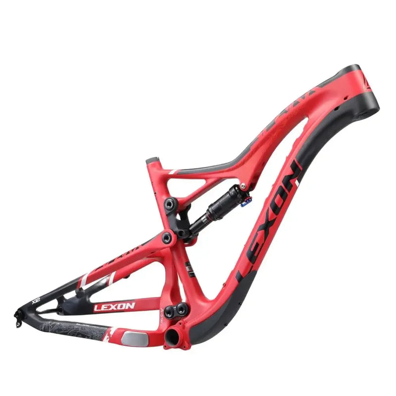 Lexon SPARK 29er Full Suspension MTB Frame – All-Mountain Carbon Frame with DNM Shock