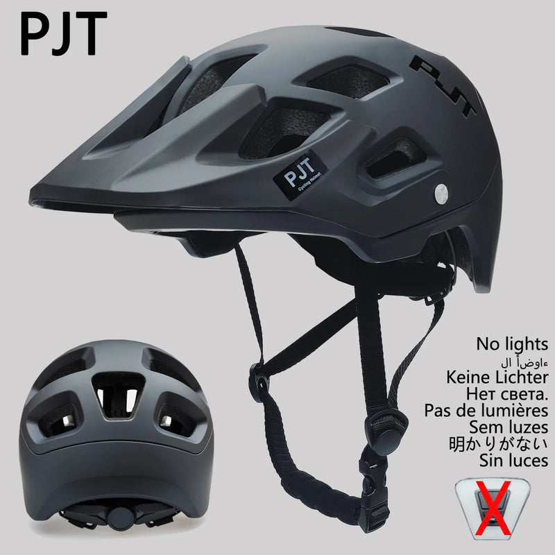 CYCABEL Ultralight Cycling Helmet – USB Rechargeable LED Taillight & Sun Visor for MTB & Road Riding