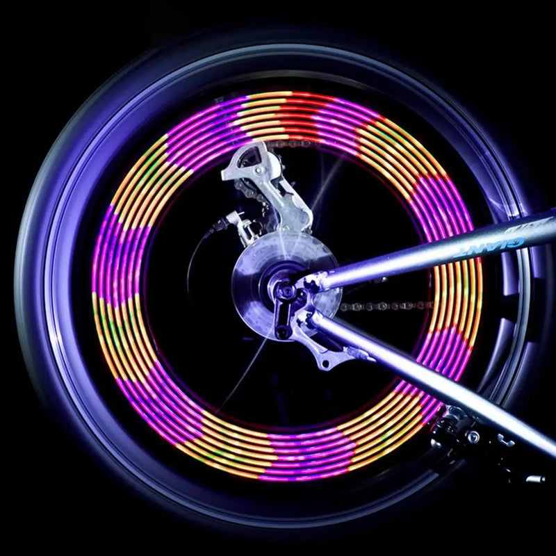 LED Bicycle Spoke Light – Waterproof, Durable & High-Visibility Cycling Wheel Decor for Night Safety