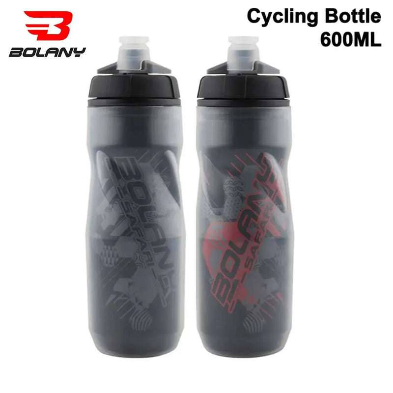 BOLANY 600ml Bike Water Bottle – Heat & Ice-Protected for Outdoor Sports