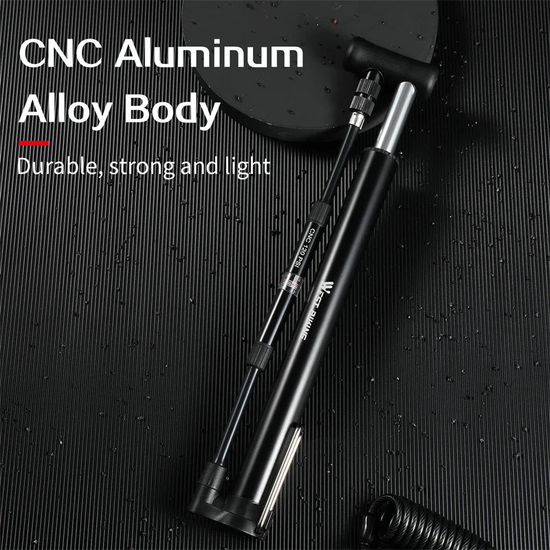 WEST BIKING High-Pressure Mini Bicycle Pump – 120 PSI Lightweight Inflator for Road & Mountain Bikes