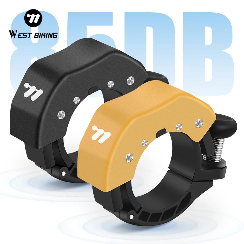 WEST BIKING MTB Road Bike Mini Bell – Loud, Clear Ringtone for 22.2-31.8mm Handlebars