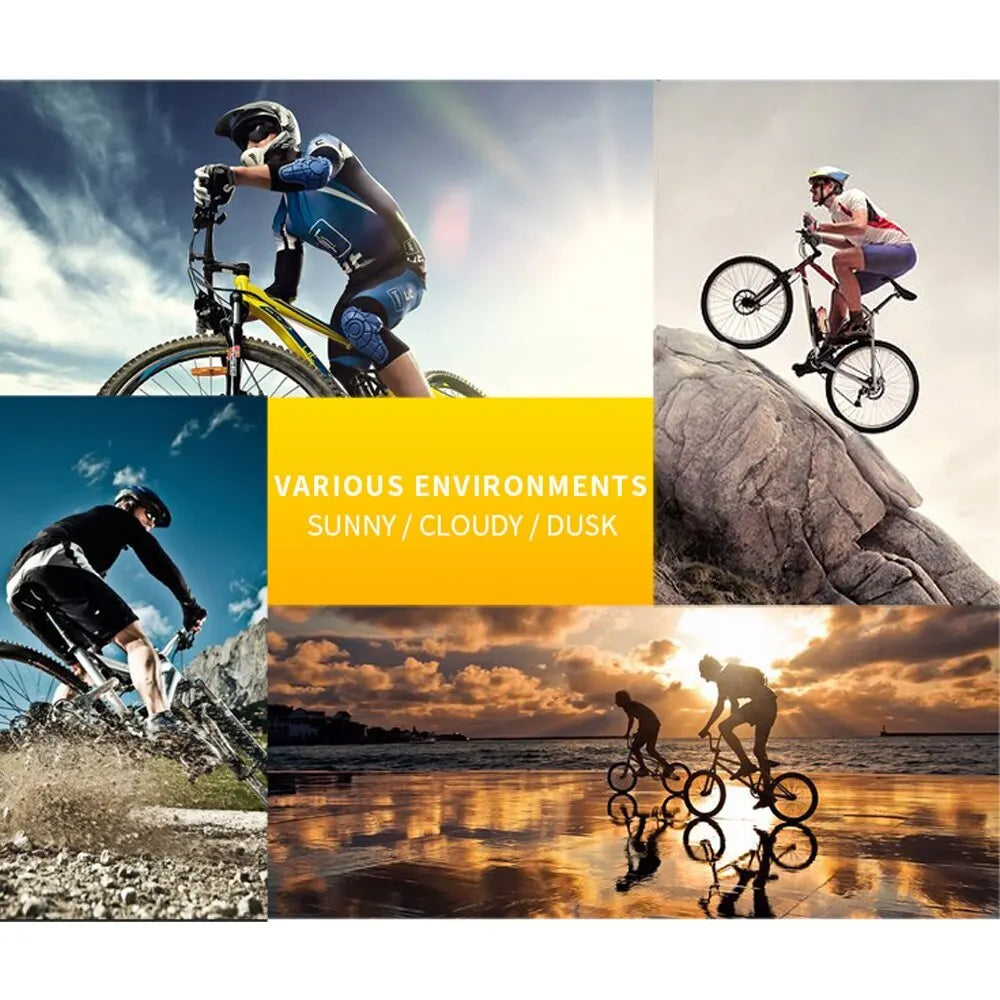 Polarized Cycling Sunglasses – UV400 Protection & Windproof Design