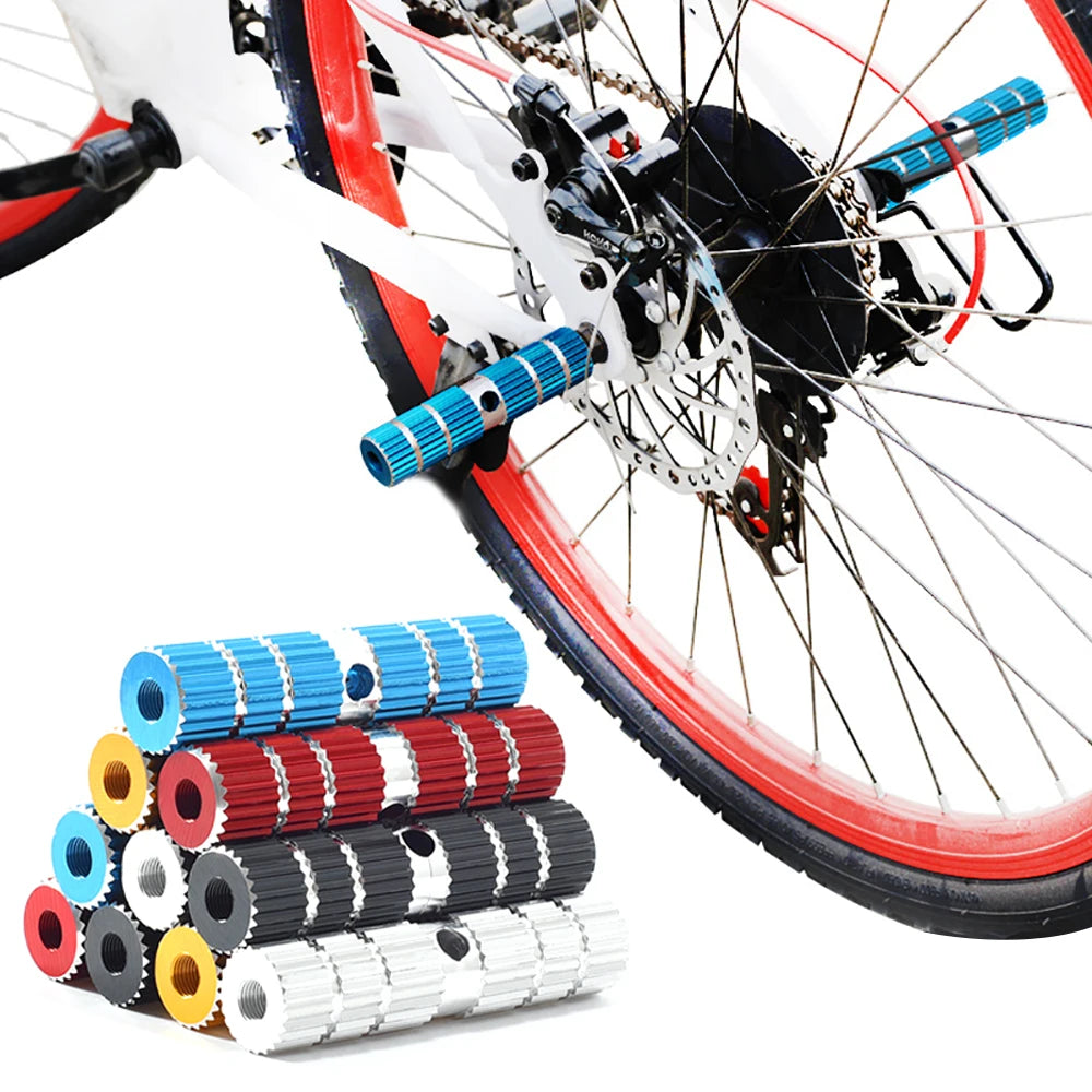 Aluminum Alloy Bike Pedal Foot Pegs – Anti-Slip BMX & Road Cycling Pedals