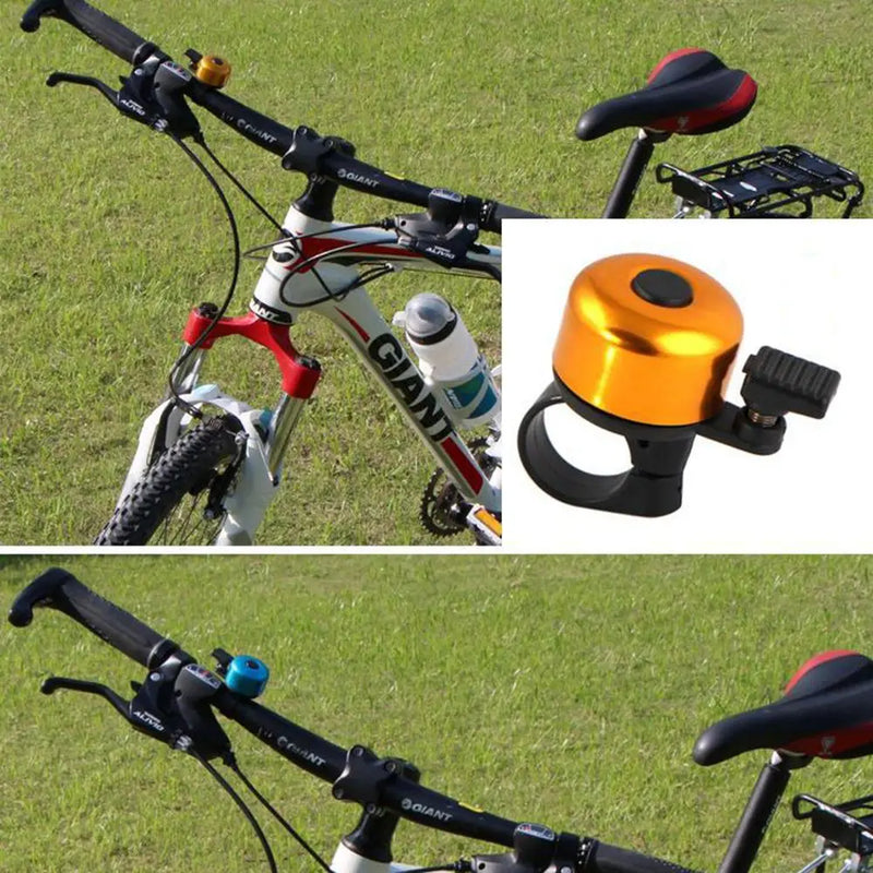 NoEnName_Null Mini Bicycle Bell – Compact, Loud Handlebar Warning Horn for Cycling Safety