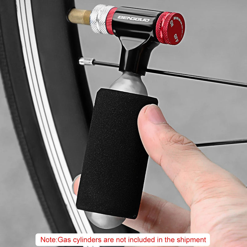 CO2 Bicycle Tire Inflator – Fast & Portable CO2 Pump for Presta & Schrader Valves
