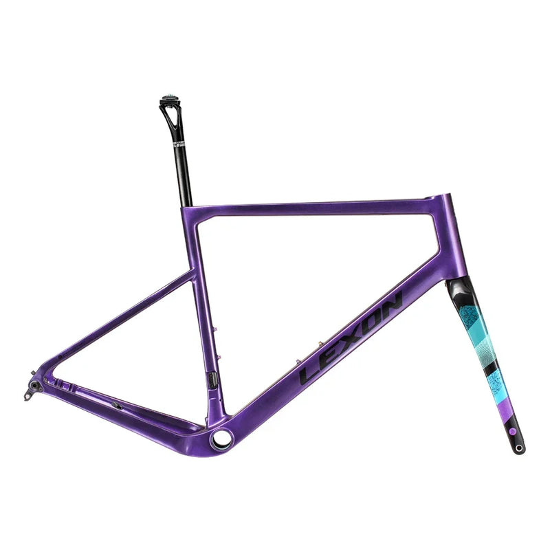 Lexon GFX Carbon Gravel Frame – Ultralight Disc Brake Frameset for Road & Off-Road Cycling