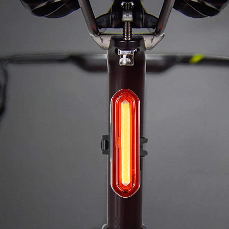 BIKEONO High-Intensity LED Bike Taillight – USB Rechargeable, Multi-Mode Flash & Seatpost Mounting