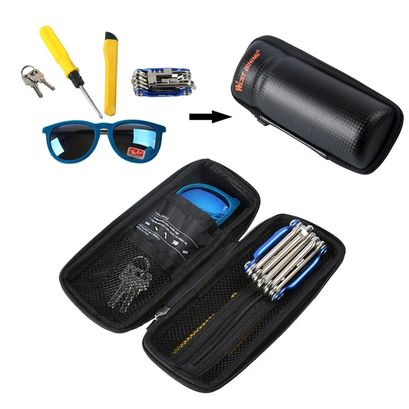 WEST BIKING Cycling Tools Capsule – Compact & Durable Storage Box