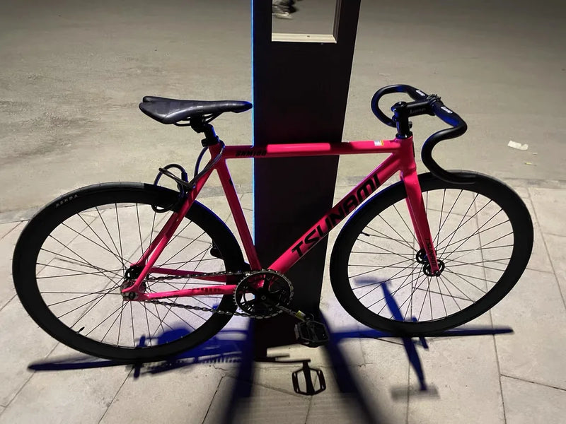 Tsunami SNM100 Fixie Fixed Gear Bike – Lightweight Track Racing Bicycle