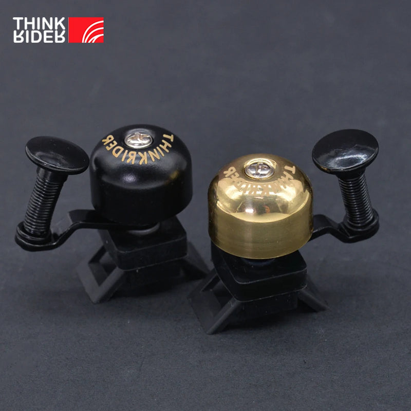 ThinkRider Retro Classical Bicycle Bell – Crisp, Loud Copper Handlebar Ring for MTB & Road Bikes
