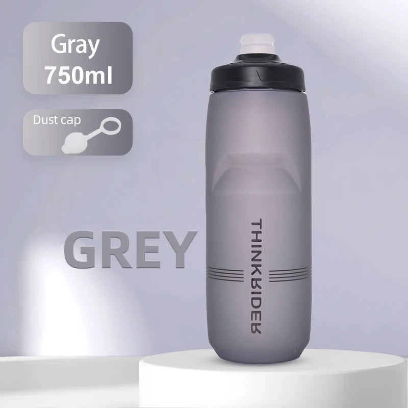 ThinkRider 750ML Leak-Proof Cycling Water Bottle – High Capacity & Quick Hydration