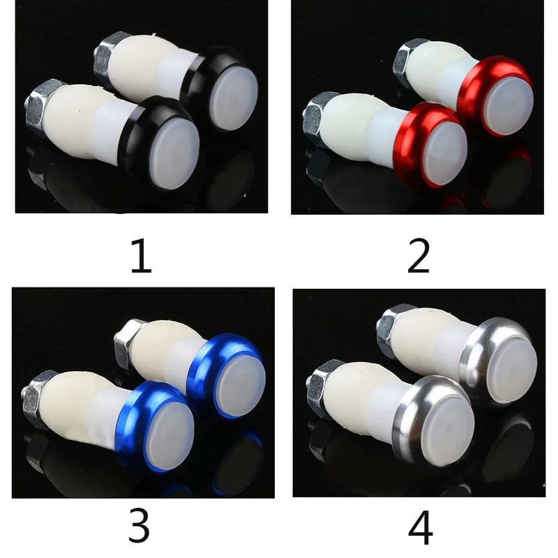 1 Pair Bike Handlebar End Plug LED Turn Signal Lights – Safety Cycling Indicator