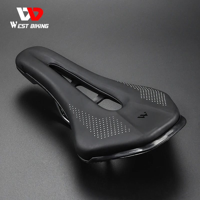 WEST BIKING Ultralight Shockproof Bicycle Saddle – Breathable MTB & Road Bike Seat Cushion