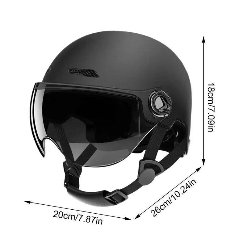 Ultra-Light ABS Cycling & Motorcycle Helmet – Shockproof, Breathable & Adjustable Fit for Safe Riding
