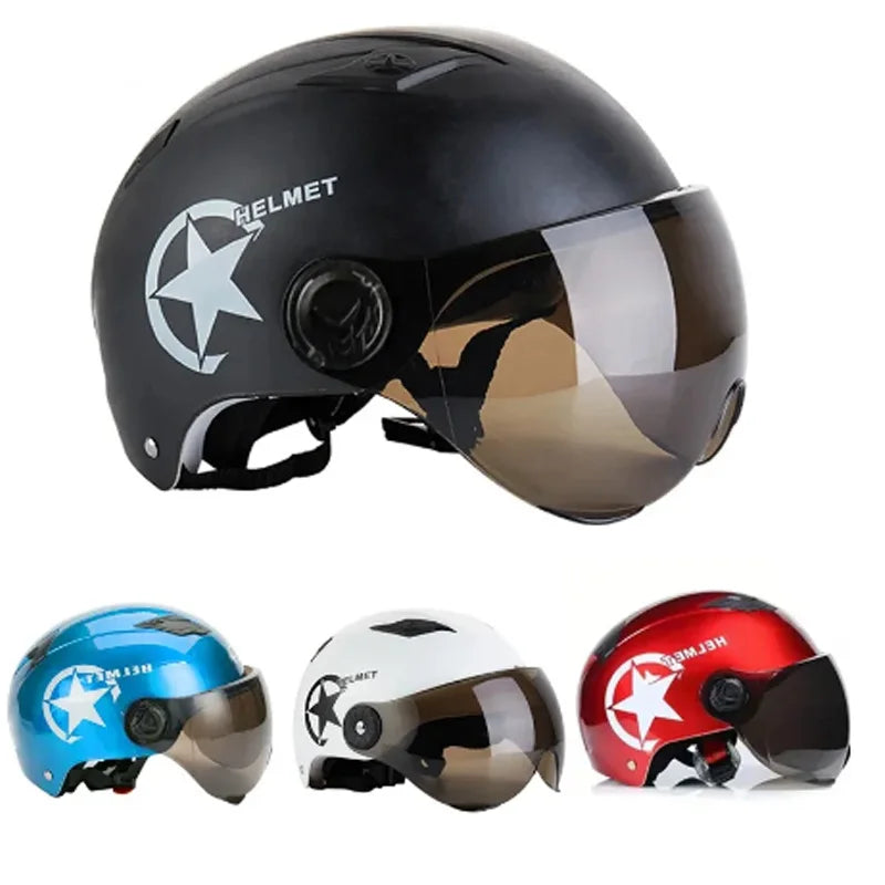 GIYO Open-Face Moto Helmet – Lightweight, Wind-Resistant & Sun Protection for Motorcycles & Electric Scooters