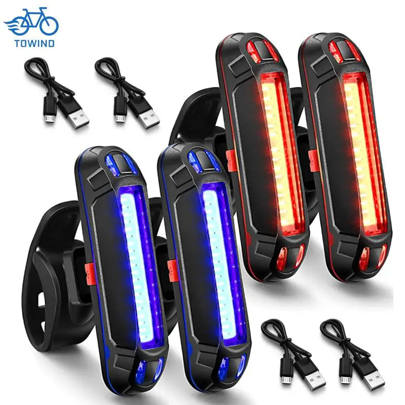 High-Visibility USB Rechargeable LED Bike Taillight – Waterproof, Multi-Mode Flashing & Quick-Release Mounting for Night Riding