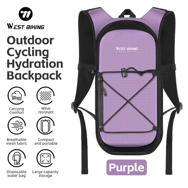WEST BIKING Ultralight Cycling Backpack – Versatile Sports & Travel Hydration Bag for Outdoor Adventures