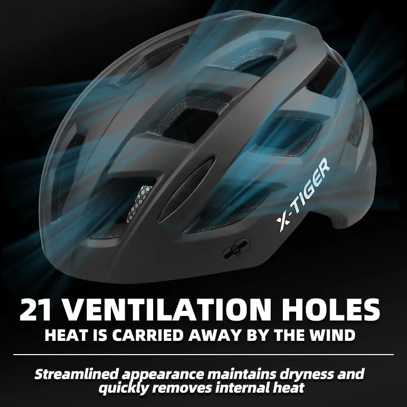 X-TIGER Ultralight Cycling Helmet – Integrated Mold Design
