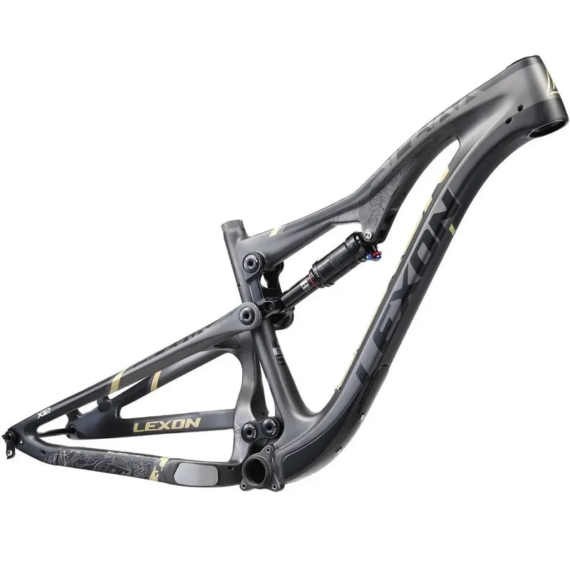 Lexon SPARK 29er Full Suspension MTB Frame – All-Mountain Carbon Frame with DNM Shock