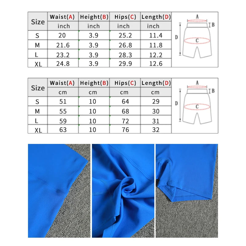 High-Waist Seamless Yoga Shorts – Squat-Proof & Ultra-Comfortable