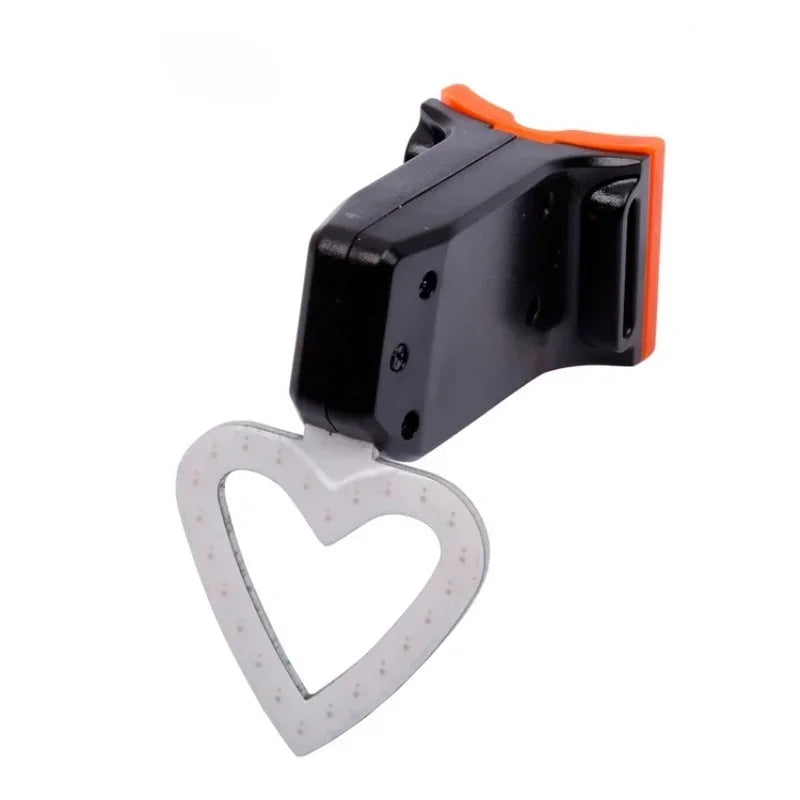 BUCKLOS Heart-Shaped Bike Tail Light – USB Rechargeable Waterproof Rear Lamp with 5 Lighting Modes