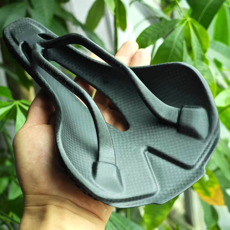 GOLDIX 3D-Printed Carbon Fiber Saddle – Ultra-Light, High-Performance for Road & MTB Racing