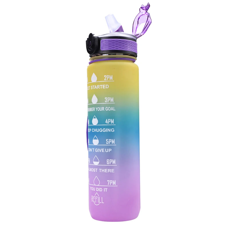 1L Portable Sport Water Bottle – Leakproof & Stylish for Outdoor Fitness & Travel