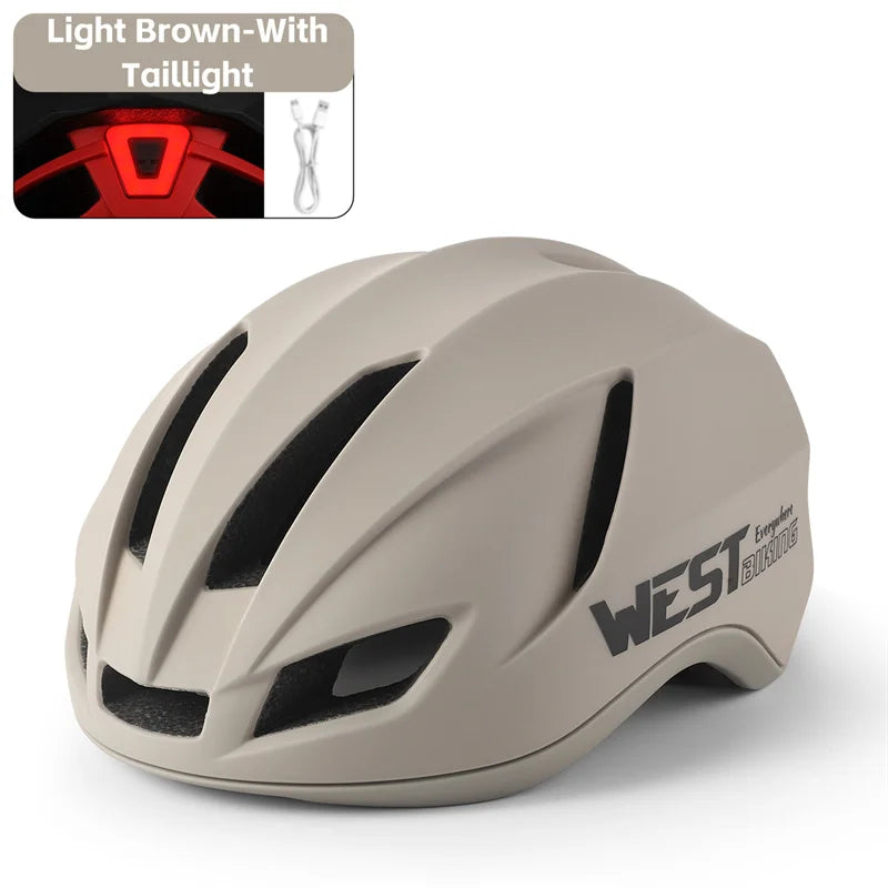 WEST BIKING Lightweight Road Cycling Helmet – Aerodynamic & Breathable Bike Helmet for Men & Women