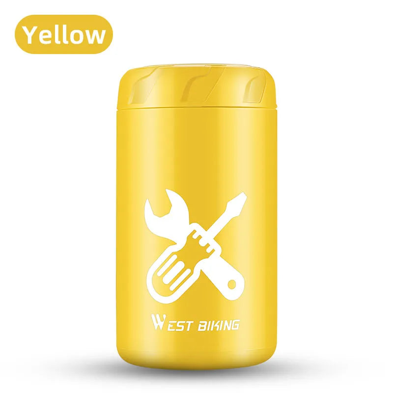 WEST BIKING Waterproof Bicycle Tool Capsule – Compact, Durable & Convenient Storage for Repair Kits