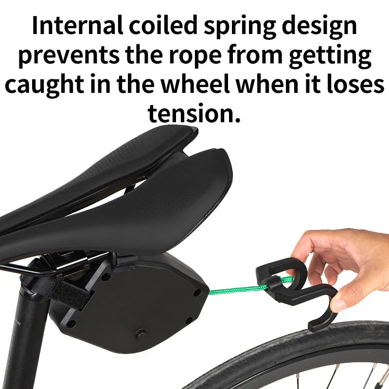 Bicycle Tow Rope – Flexible & Retractable Parent-Child Pulling Cord for MTB & Outdoor Cycling