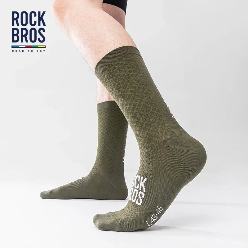 ROCKBROS ROAD TO SKY Cycling Socks – High-Performance Breathable Sport Socks