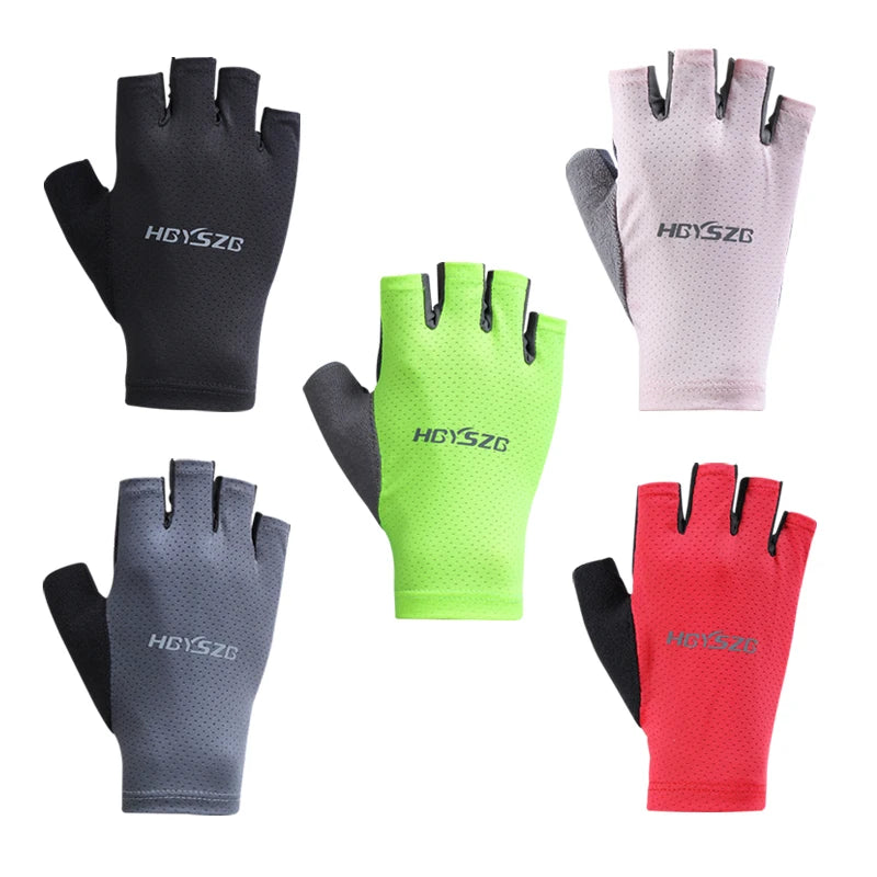 Summer Cycling Gloves – Breathable & Non-Slip Fingerless Sports Gloves