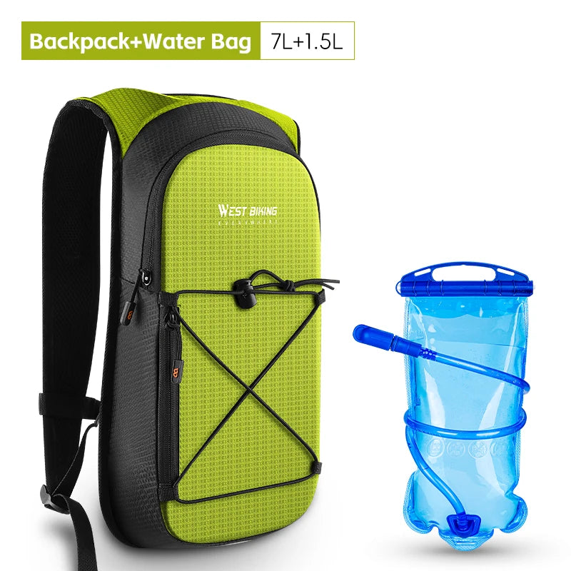 WEST BIKING Ultralight Cycling Backpack – 7L Hydration Bag for Outdoor Activities