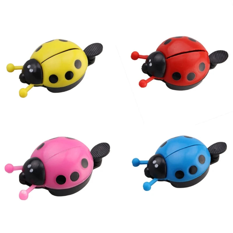 Cute Cartoon Ladybug Bike Bell – Loud, Clear Sound for Kids' Bicycles, Scooters & Balance Bikes