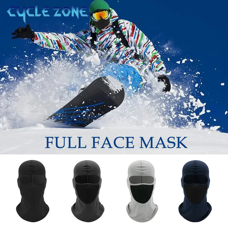 Cycling Full Face Mask – Breathable, Sweat-Absorbing UV Protection
