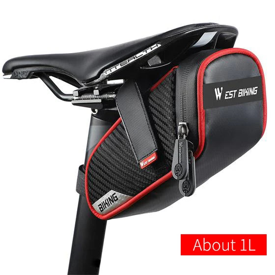 WEST BIKING Bicycle Repair Tool Kit – Portable Cycling Tool Set with Storage Bottle Bag & Pump