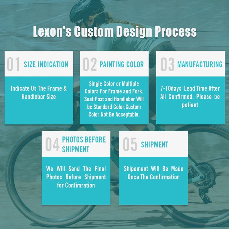 LEXON Carbon Gravel Frame – High-Performance Disc Brake Road Bike Frameset