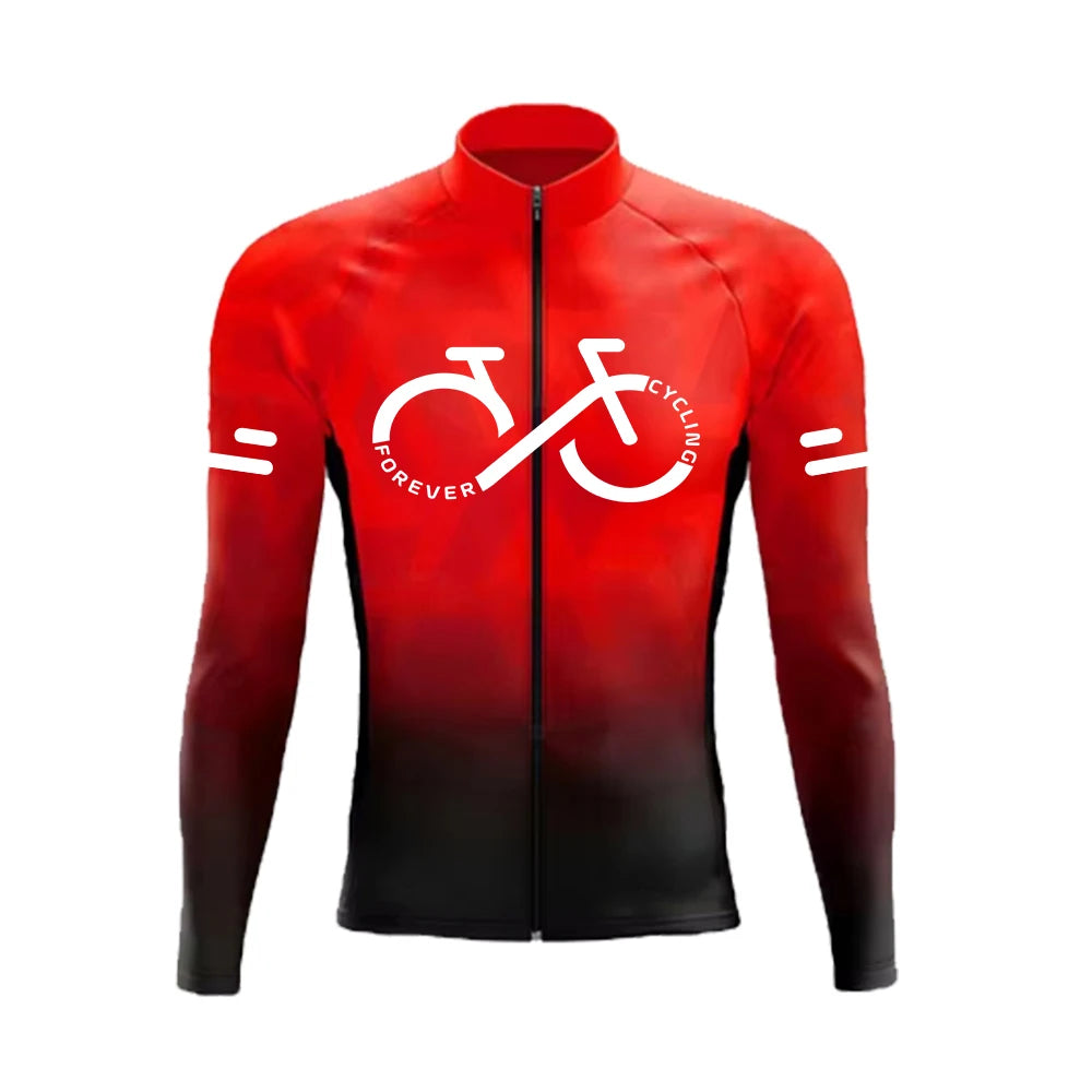 AN.RUICHI Gradient Color Series Cycling Jersey – Breathable, Quick-Dry & UV Protection for MTB & Road Cycling