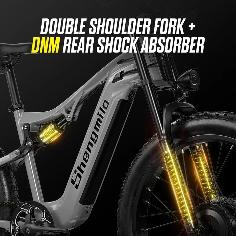 Shengmilo S600 Electric Mountain Bike – 2000W Dual Motor Off-Road E-Bike